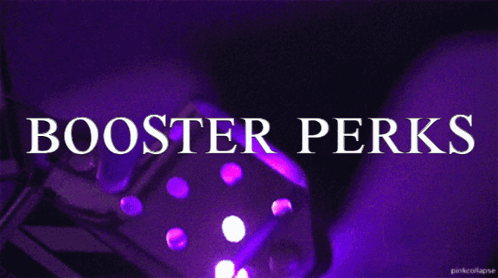 Purple Background Booster Perks GIF