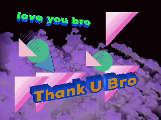 A Purple Background With The Words Love You Bro Thank U Bro GIF