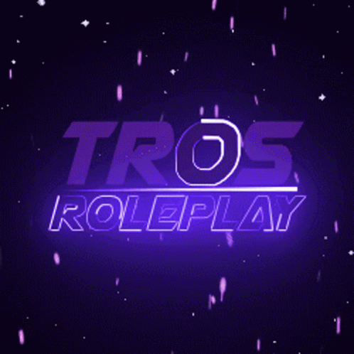a purple background with the words tros roleplay