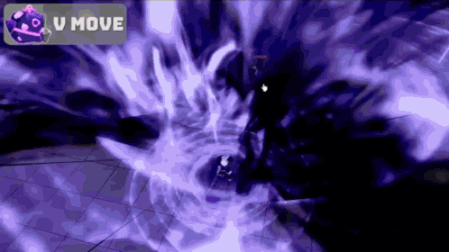 A Purple Background With The Words U Move On The Top GIF