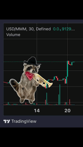 A Raccoon Is Holding A Microphone In Front Of A Graph That Says Volume GIF