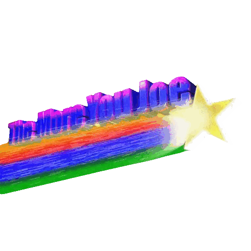 a rainbow colored background with the words " oulog " and a star in the foreground