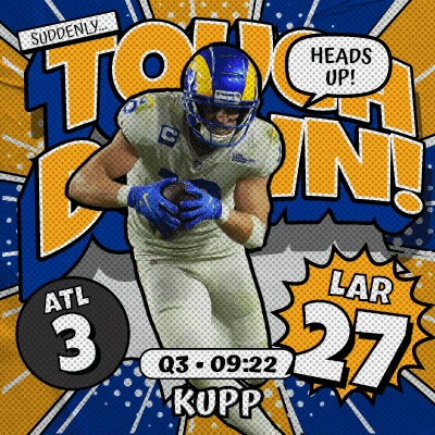 a rams football player is running with the ball and says heads up