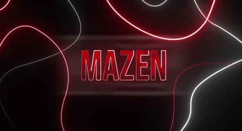 Red And Black Background With White Lines GIF