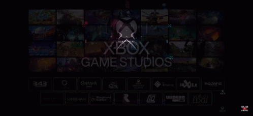 A Red And Blue Background With The Word Xbox GIF