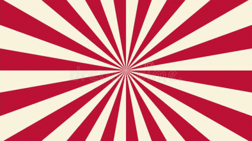 A Red And White Background With A Circular Pattern GIF