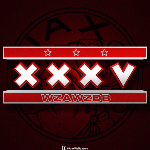 A Red And White Sign That Says Xxxv Wzawzb GIF