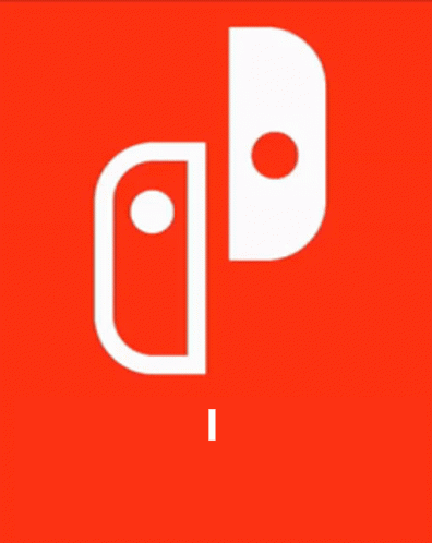 A Red Background With A White Nintendo Switch Logo And The Words I Agree GIF