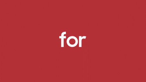 A Red Background With The Word Fan Written In White GIF