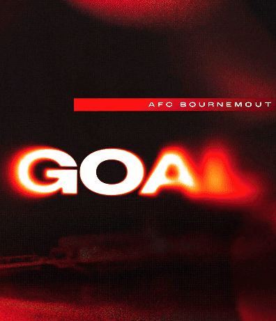 a red background with the word goal in white