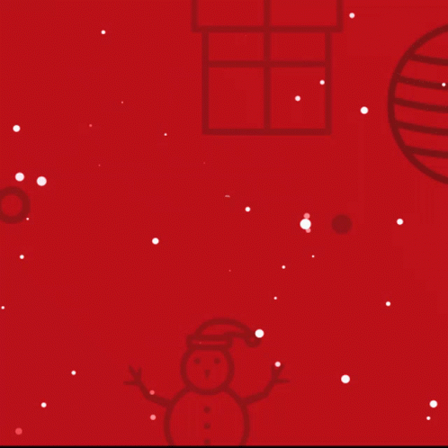 A Red Background With The Words Feliz Navidad Written In White GIF