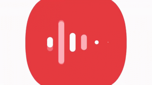 A Red Circle With A Few White Lines Inside Of It GIF