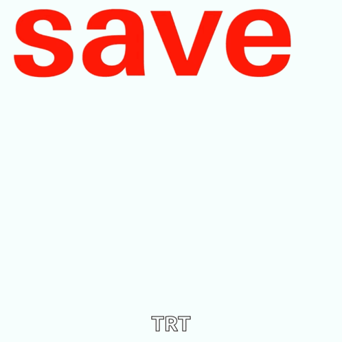 A Red Sign That Says Save The Date On It GIF