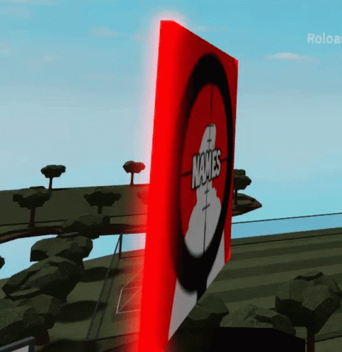 A Red Sign With The Word Names In The Center GIF