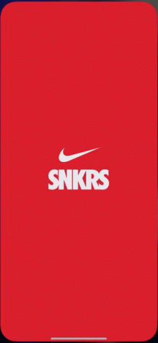 A Red Silhouette Of A Basketball Player With A Nike Logo On It GIF
