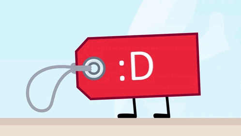 A Red Tag That Says 80 On It GIF