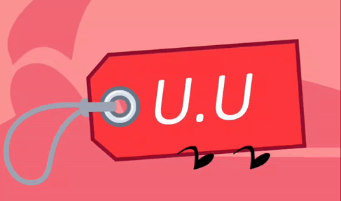 A Red Tag That Says ' Oyou ' On It GIF