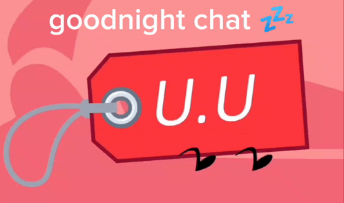A Red Tag With The Letters Ou.u On It GIF