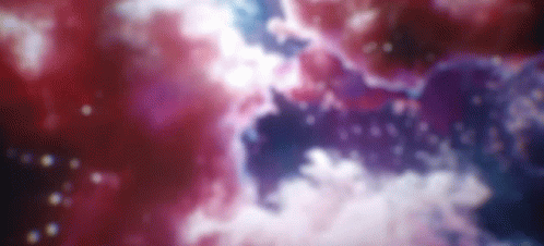 a red , white and blue background with a purple glow