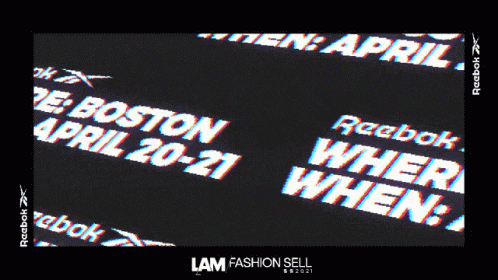 A Reebok Advertisement That Says When April 20-21 GIF