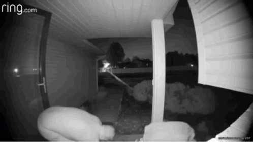 A Ring.com Camera Shows A Person Standing On A Porch GIF