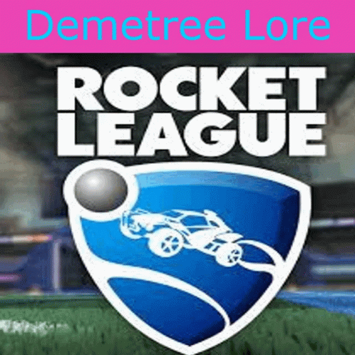 a rocket league logo with a shield and a ball on it