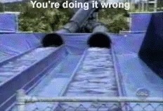 A Roller Coaster With The Words You 'Re Doing It Wrong GIF