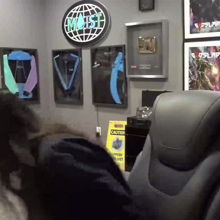 A Room With A Sign That Says Most On It GIF