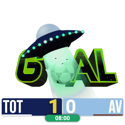 A Scoreboard For A Soccer Game That Says Tot 10 Av At The Bottom GIF