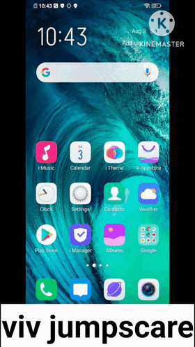 A Screen Shot Of A Cell Phone With The Time 10:43 On It GIF
