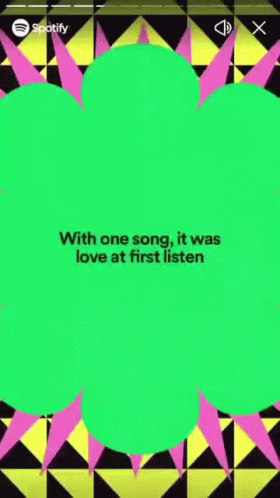A Screen Shot Of A Spotify App With A Rabbit In A Square With A Red Line Through It GIF