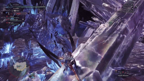 A Screen Shot Of A Video Game With A Health Booster Button GIF