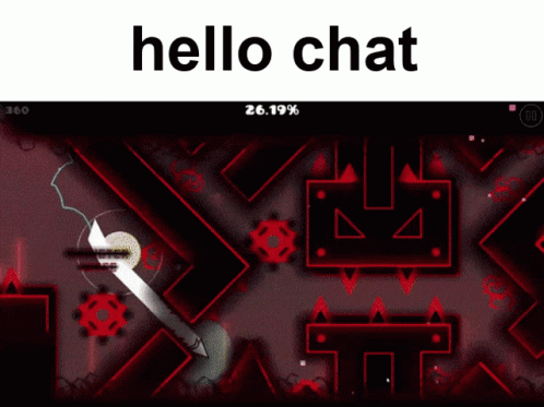 Video Game Screenshot Saying Hello Chat GIF