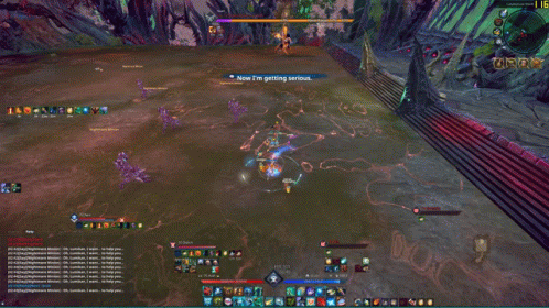 A Screen Shot Of A Video Game With The Words Now I 'M Getting Serious On It GIF