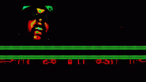 A Screen That Says Join Me In Blue Letters GIF