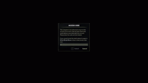 A Screenshot Of A Computer Screen Showing An Access Code GIF