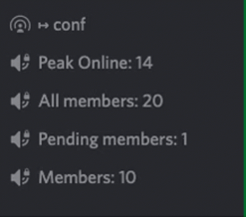A Screenshot Of A Discord App Showing The Number Of Members And Pending Members GIF