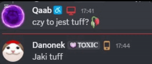 A Screenshot Of A Discord Conversation Between Qaab And Danonek . GIF