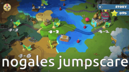 A Screenshot Of A Game Called Nogales Jumpscares GIF