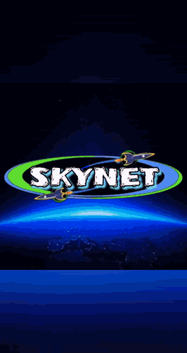 A Screenshot Of A Game Called Skynet With A Purple Background GIF