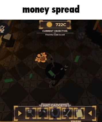A Screenshot Of A Game That Says Money Spread On The Top GIF