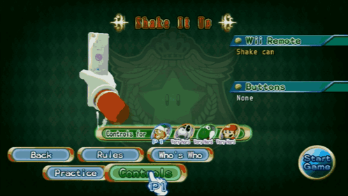A Screenshot Of A Game That Says Shake It Up On It GIF