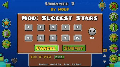 A Screenshot Of A Game That Says Unnamed 7 By Wolf Mod Suggest Stars GIF