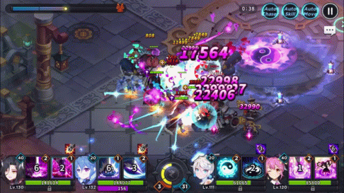 A Screenshot Of A Game With The Number 17564 In The Middle GIF