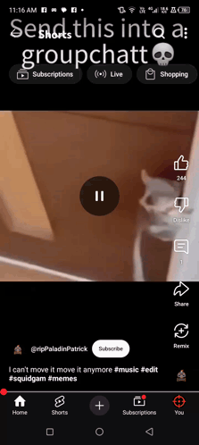 A Screenshot Of A Group Chat On A Cellphone GIF