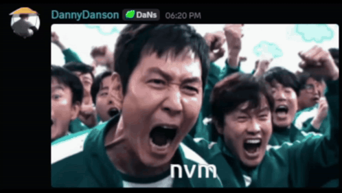 A Screenshot Of A Group Of People With The Name Danny Danson On The Bottom GIF