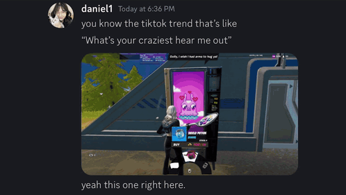 A Screenshot Of A Message From Daniel1 GIF