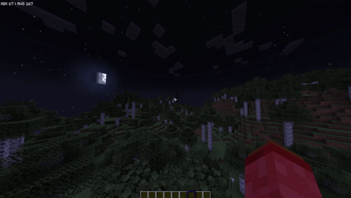 A Screenshot Of A Minecraft Game Shows A Purple Monster Called Wether Storm GIF