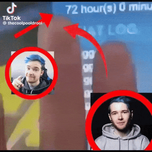 A Screenshot Of A Tiktok Video Shows A Countdown Of 72 Hours GIF
