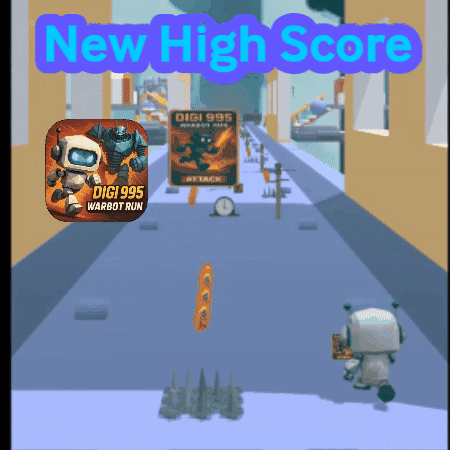 A Screenshot Of A Video Game Called Digi 995 Warbot Run GIF